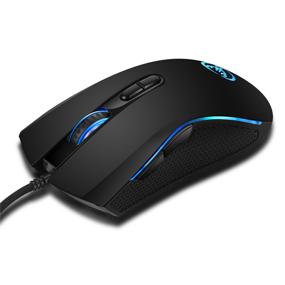 1Pcs Computer Gaming Mouse 3200DPI 7 Buttons LED Optical Mice for Gamer