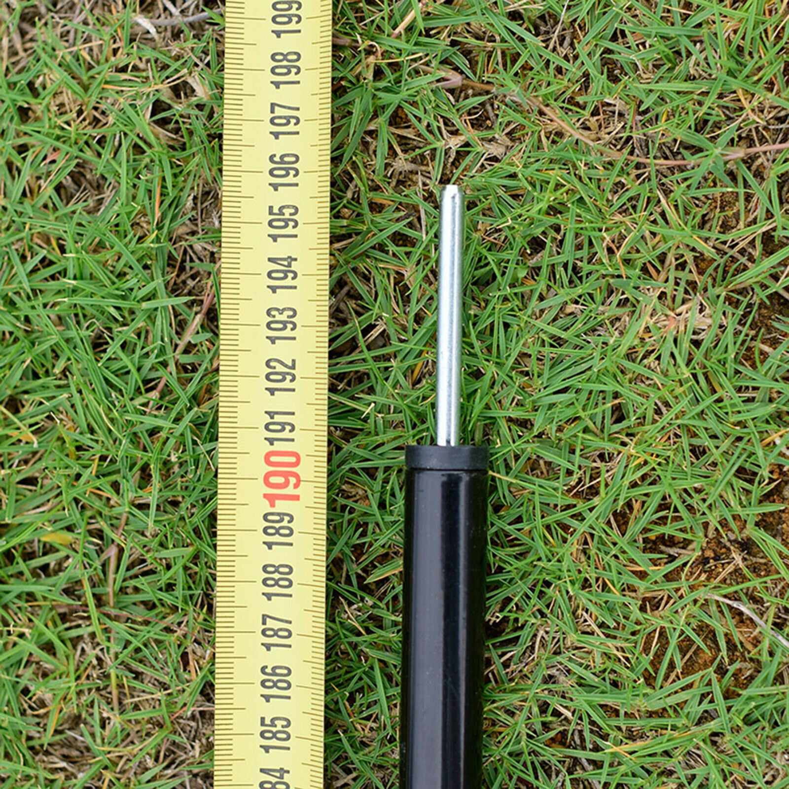 2Pieces Iron Pipe Tarp Support Poles Tent Rod Portable with Storage Bag
