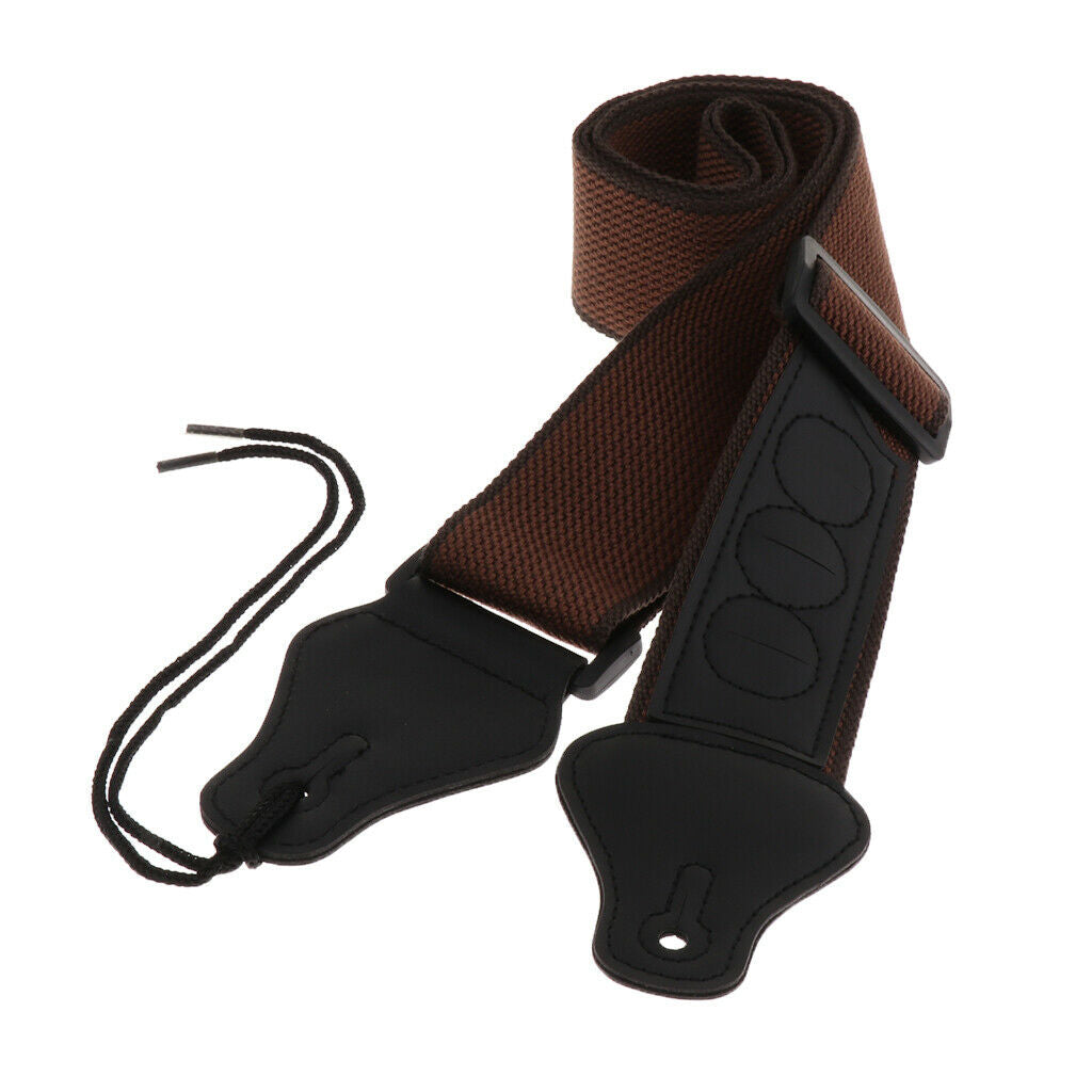 Novelty Guitar Strap Belt+Picks Holder Bag for Guitars Bass Mandolin Banjo