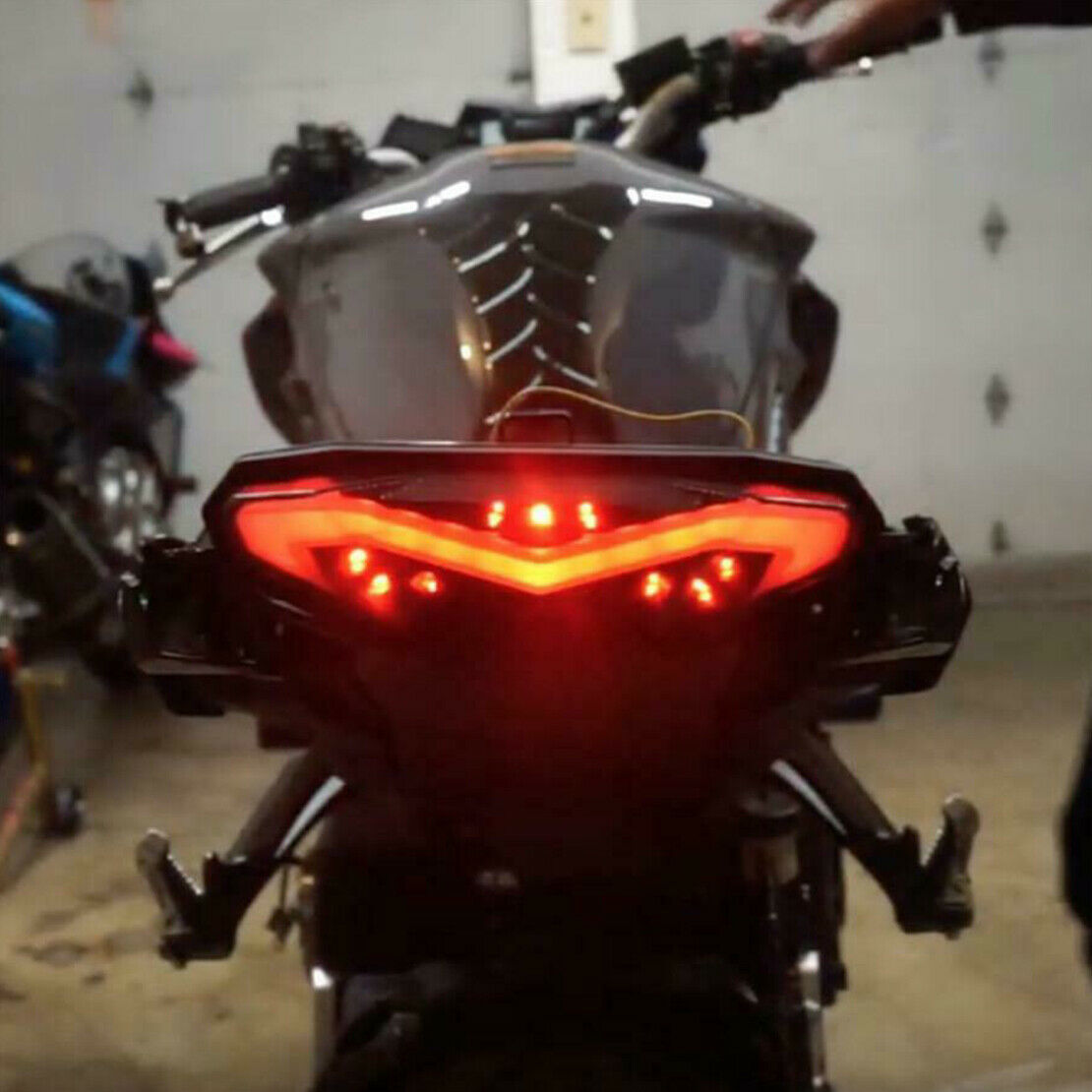 1X Rear LED Turn Signal Brake Tail Light Fit for Yamaha MT-09/Tracer/FZ-09/FJ-09