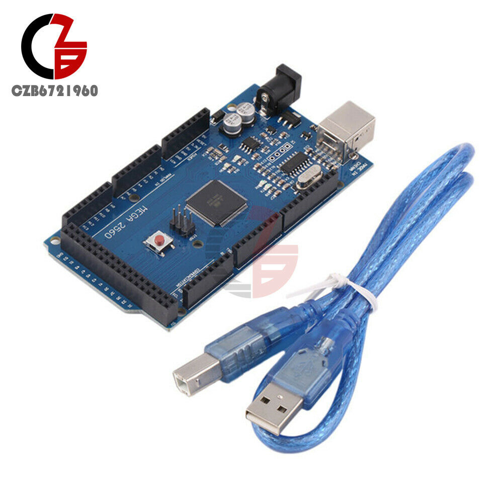 Mega2560 R3 Module ATmega16U2 Board + Clear Acrylic Box Enclosure Case DIY Kits