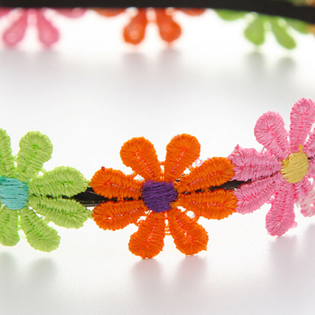 Flowers Hairbands Garland Flower Hairband For Girls Flower Crown Hair Band WBDA
