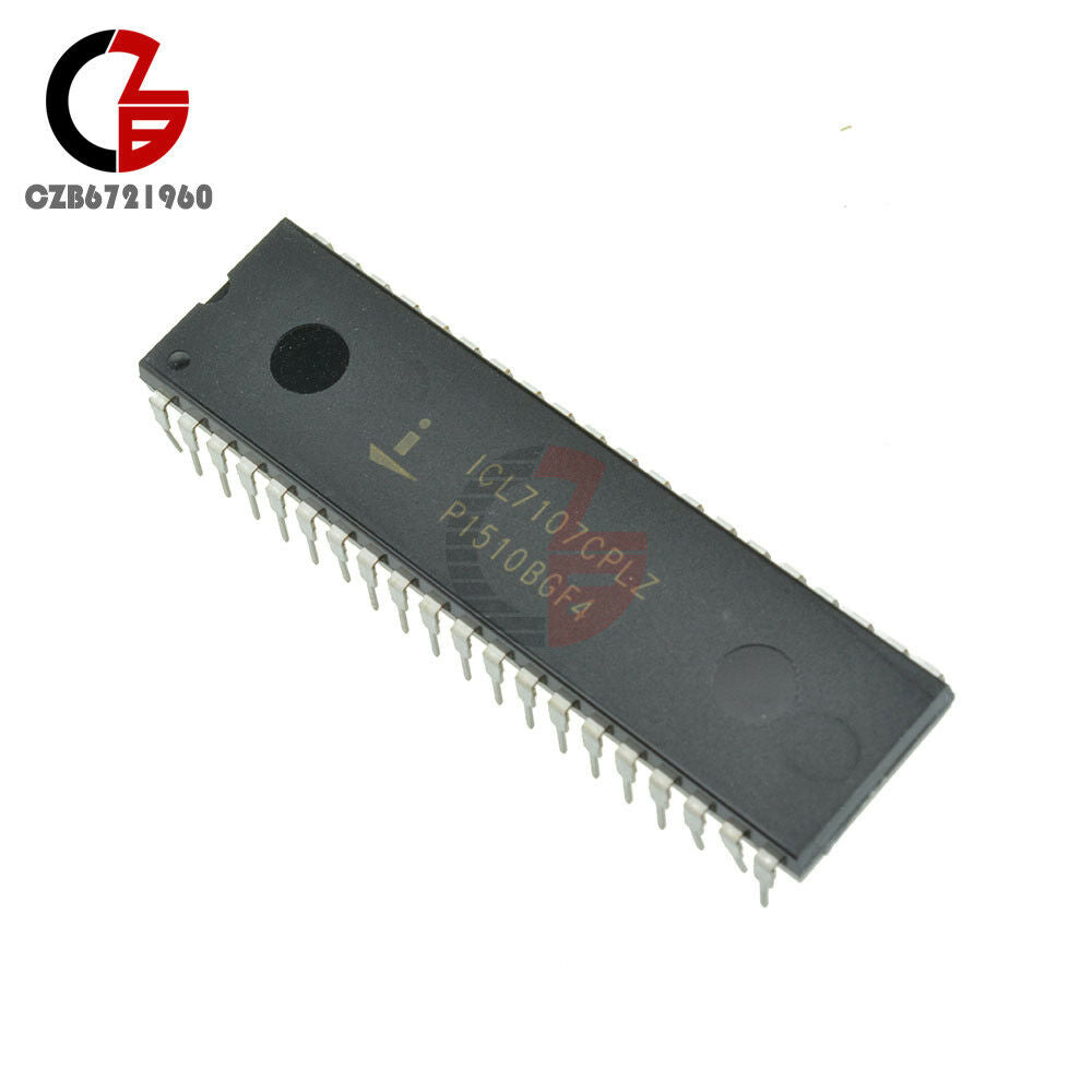 2PCS ICL7107 ICL7107CPLZ DIP-40 LCD/LED Display A/D Converters IC