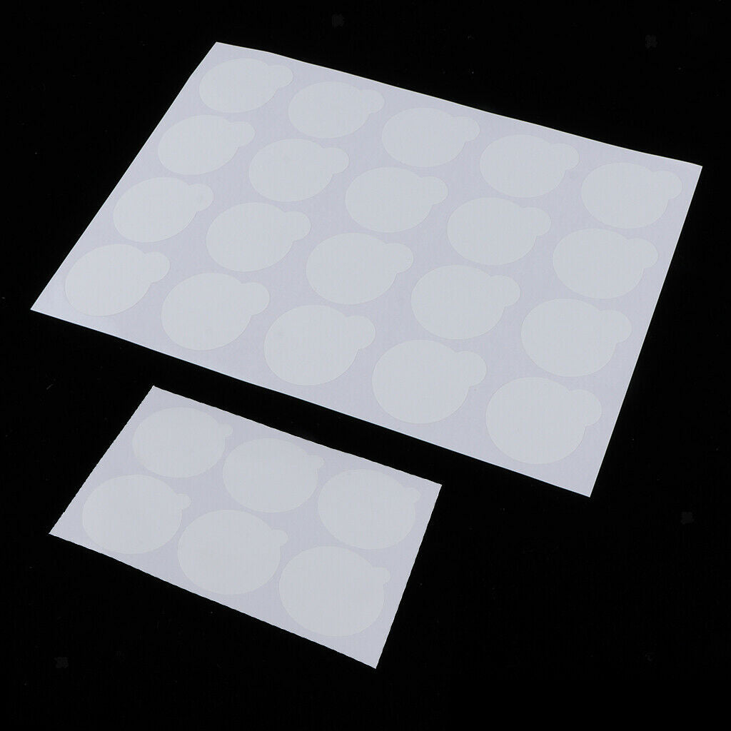 Packs of 4Pcs Professional Glue Cover Stickers for Eyelash Extensions Grafting