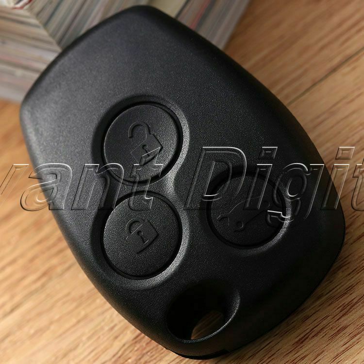 Replacement 3 Buttons Remote Key Shell Case For Renault Modus Clio MK3 Twingo