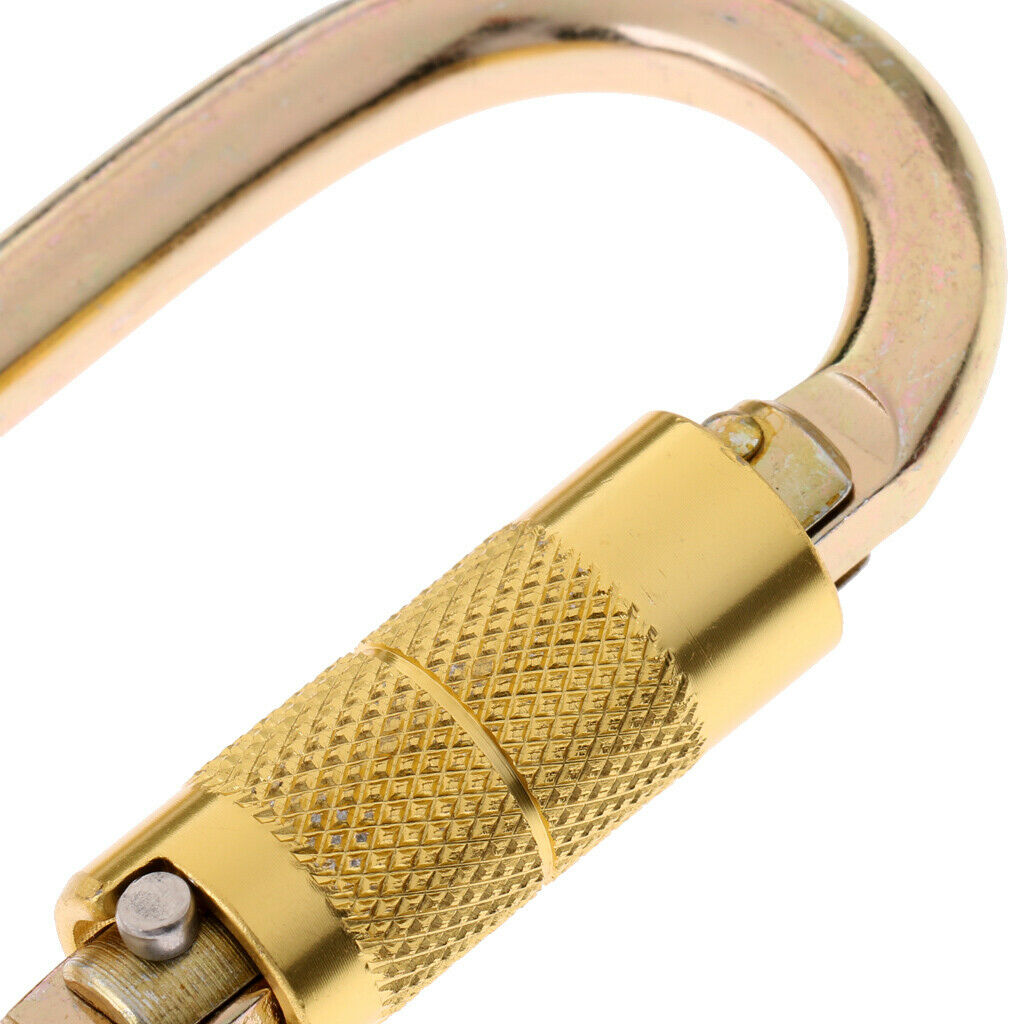 23kn Carbon Steel Shape Carabiner for Carabiner Equipment