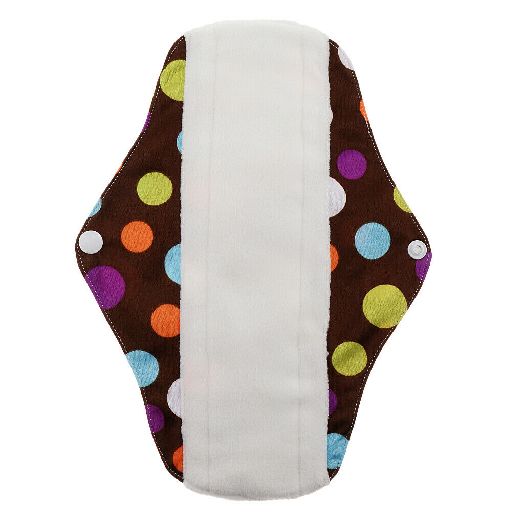 Safety Reusable Washable Cloth Menstrual Pad Women Sanitary Towel Pads 8#