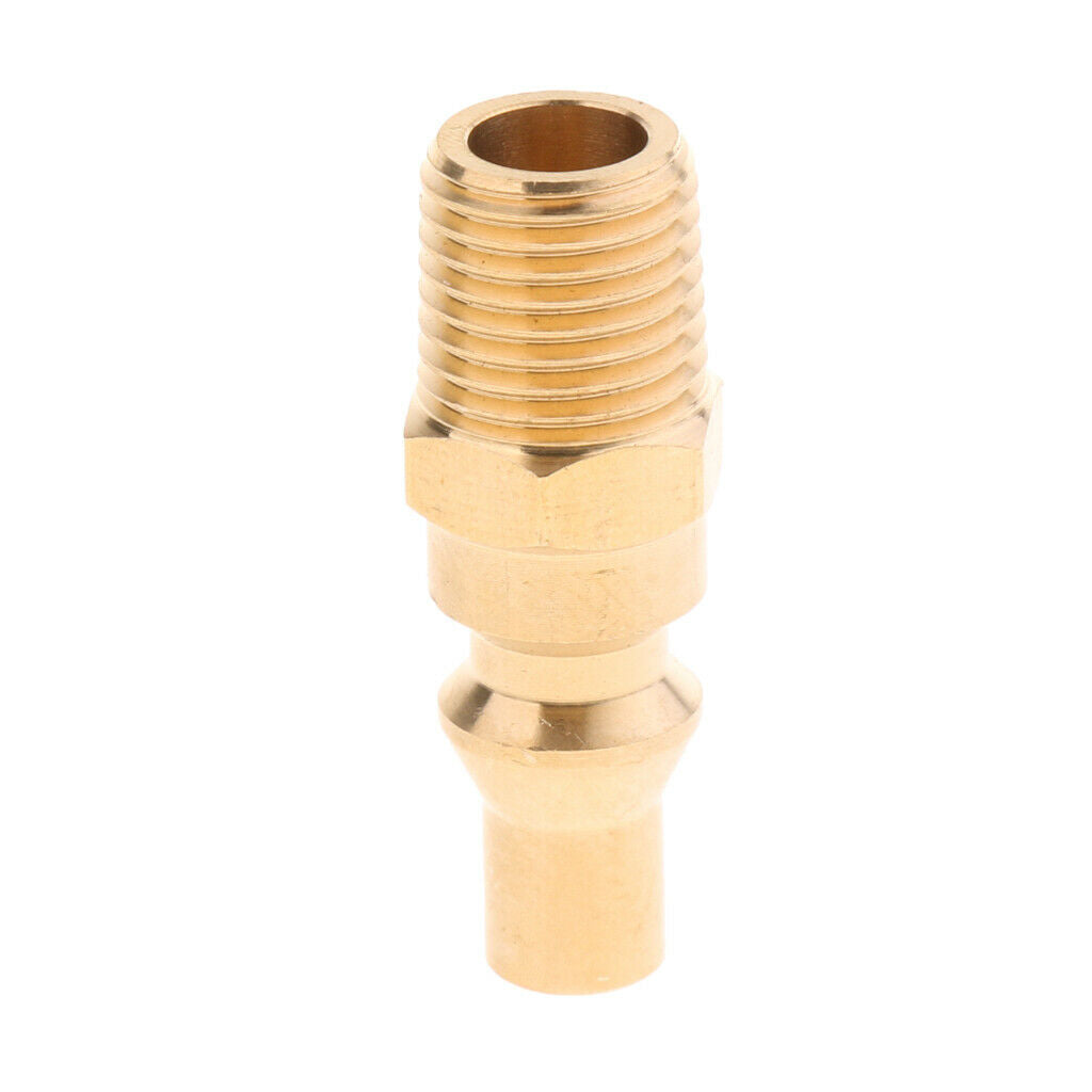 2x Propane Gas Adapter LP Natural Gas Quick Connector Mall Plug Accessories