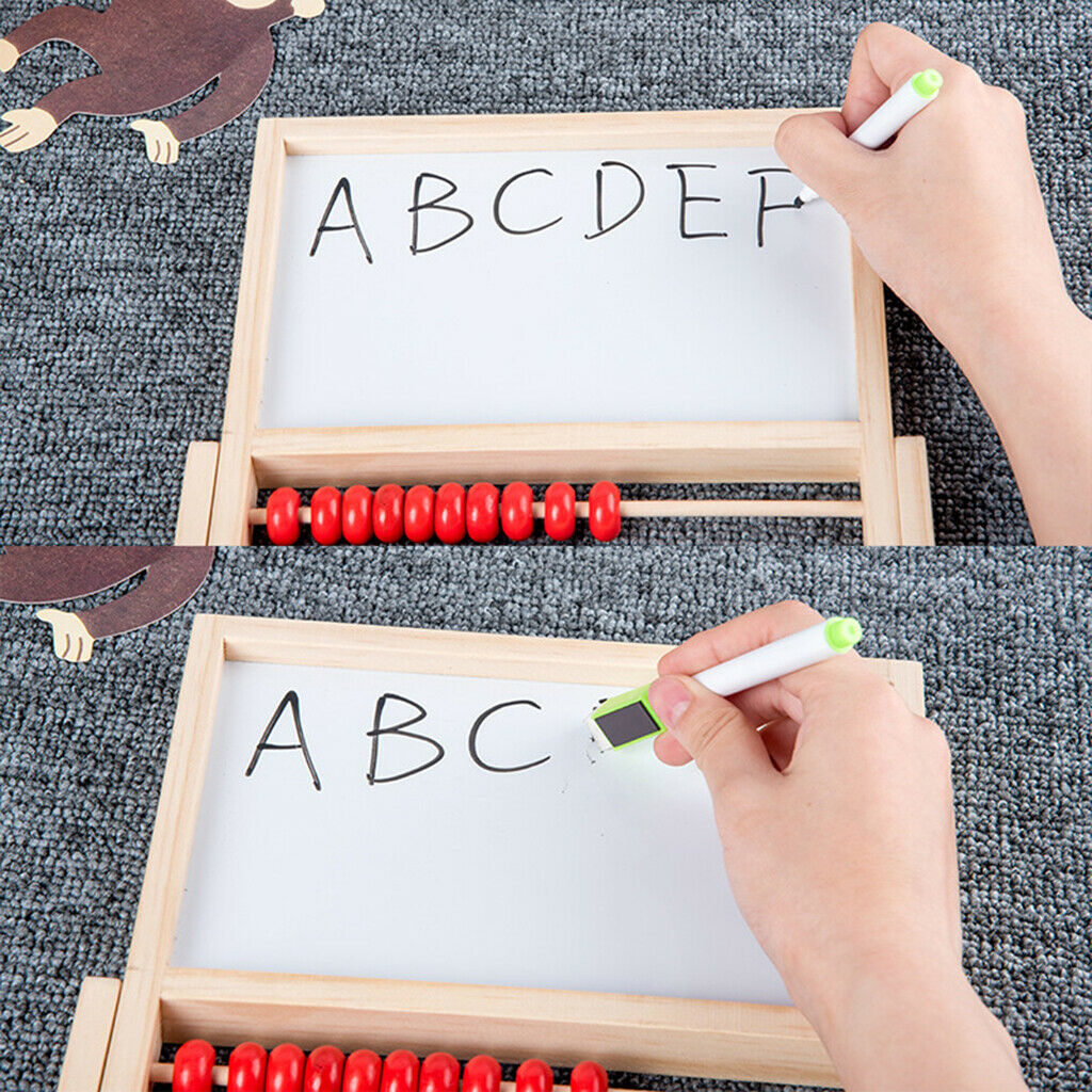 Drawing Board Art Chalkboard   Abacus Number Card Preschool Toys