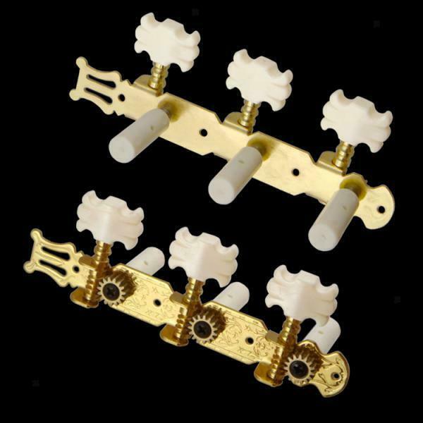 3 in  Tuning Pegs Tuners Flower Button for Classical Guitar 3R 3L