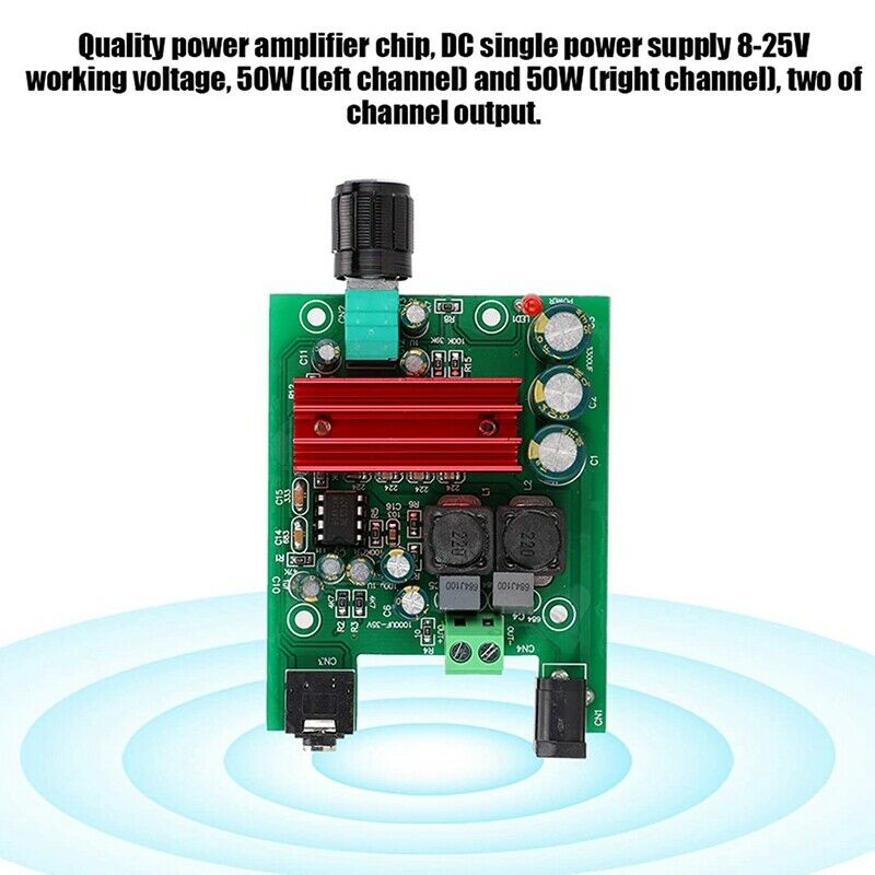 Power Amplifier Board High-Sensitivity Mono TPA3116 Subwoofer Amplifier ModuleF4