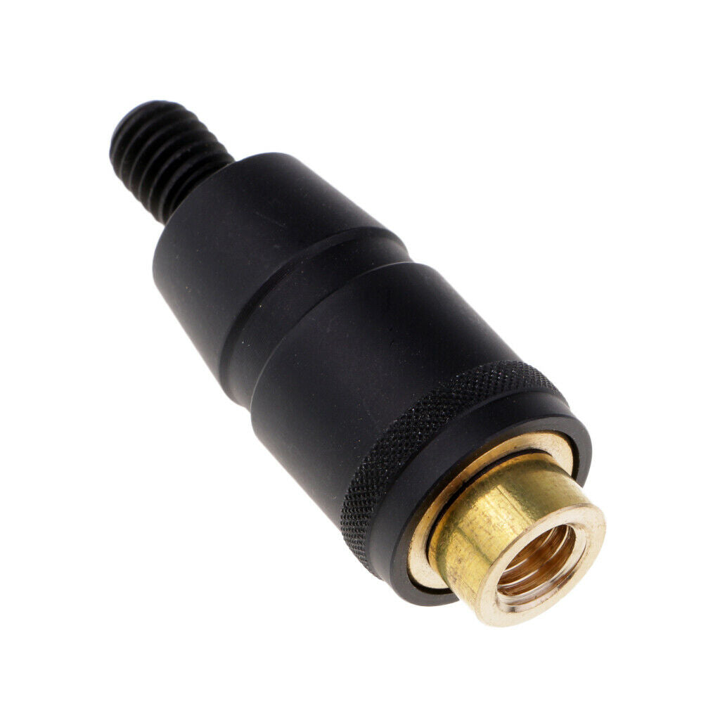 Fishing Landing Net Connector Head Screw Net Rod Quick Release Adapter Black