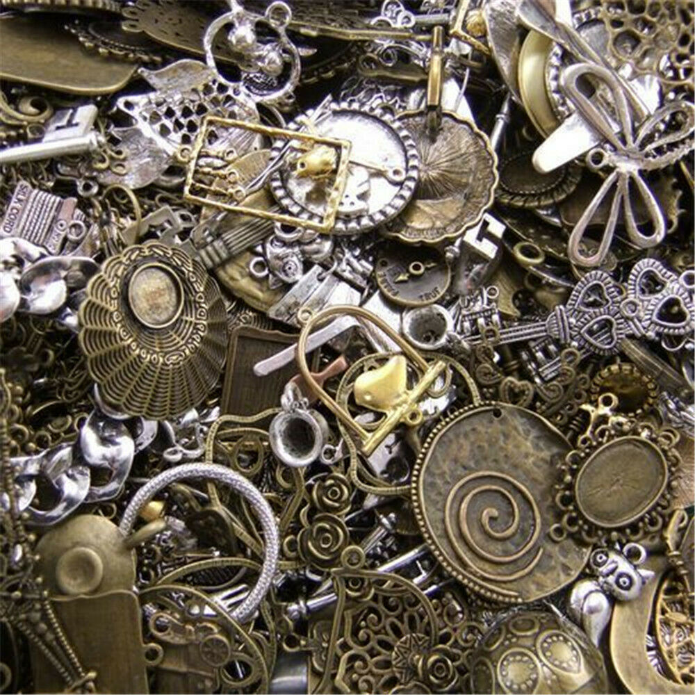 Wholesale Alloy Mixed Assorted Pendant Charms DIY Jewelry Accessories 500g/pack