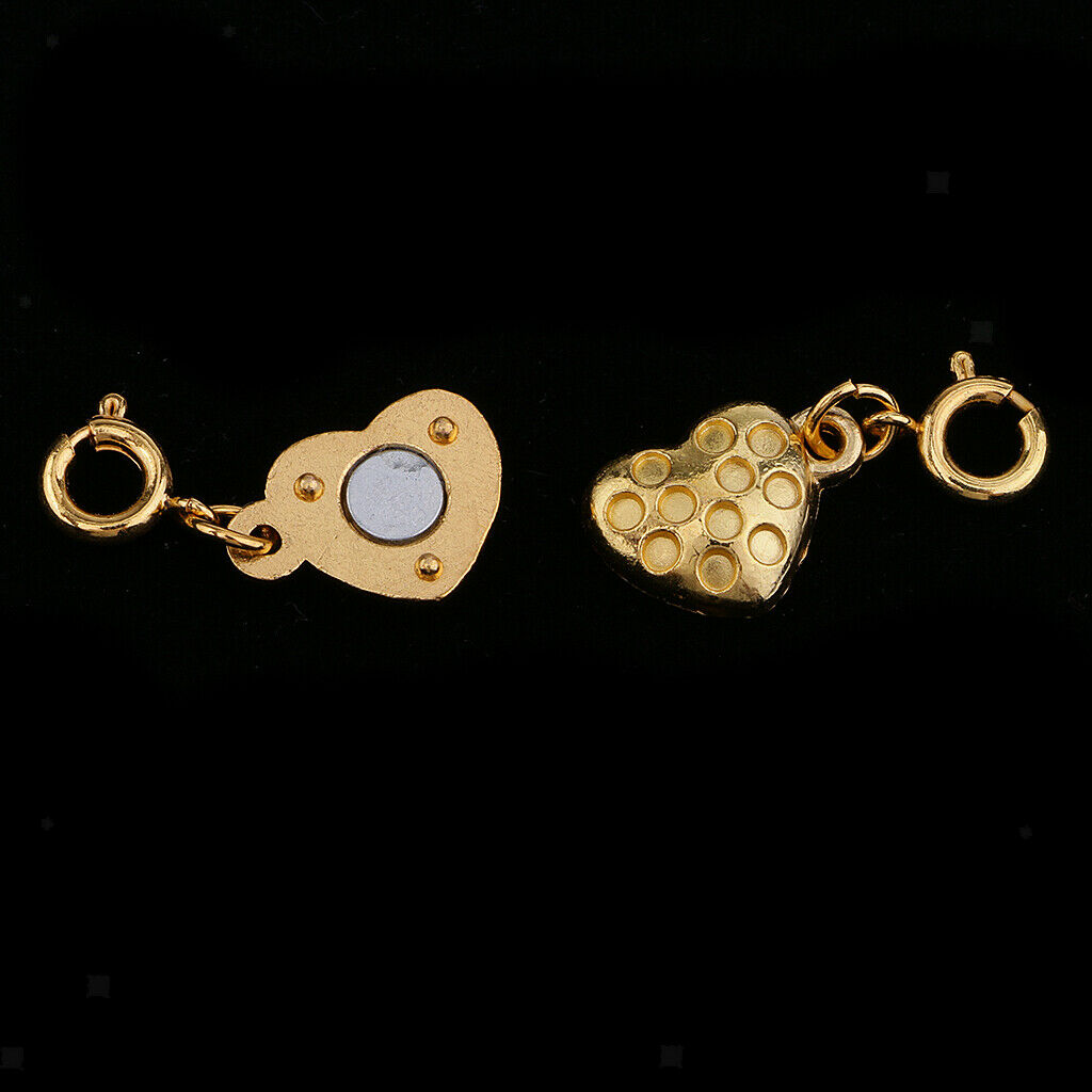 2x Crafts Crystal Magnetic Converter Clasp Hooks Necklace Bracelet Connector