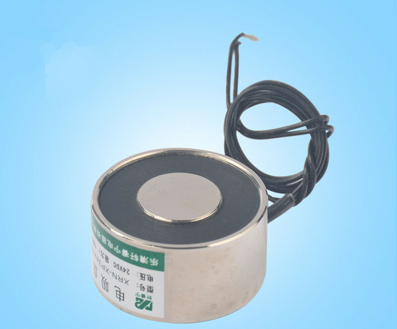 P34X18 24V DC 18kg Electric Lifting Magnet Electromagnet Solenoid Lift Holding