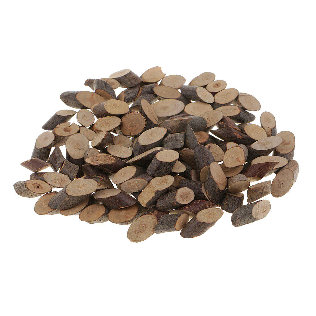 100x Wood Log Tree Slices Rustic Wedding Crafts Natural Decoration Ornaments