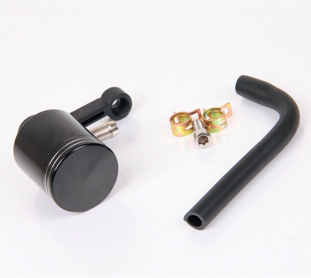 Black Brake Clutch Tank Fluid Reservoir Cup For Kawasaki Suzuki Ducati Yamaha CB