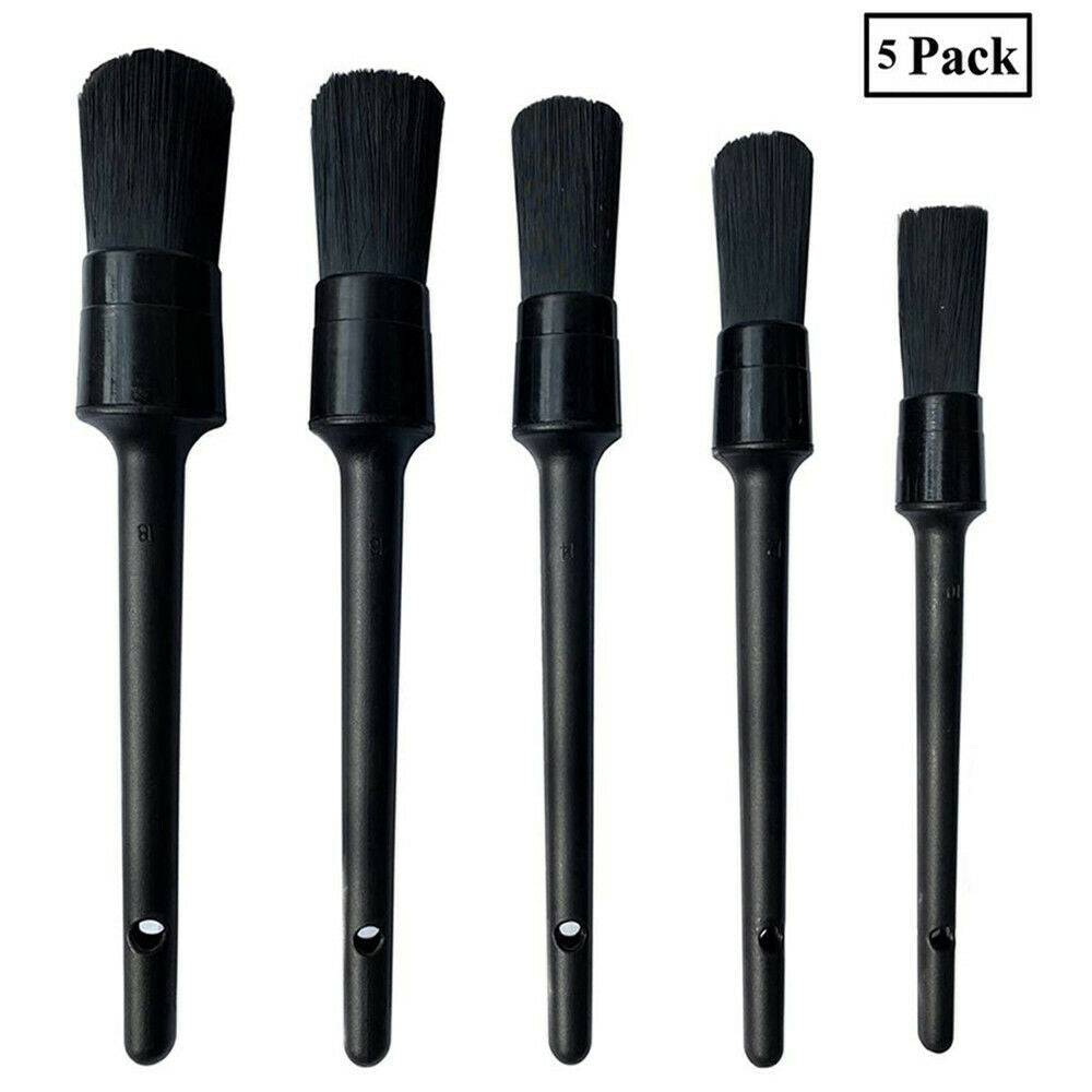 5pcs Car Detailing Brush Set Car Dashboard Accessories Air Outlet Cleaning Brush