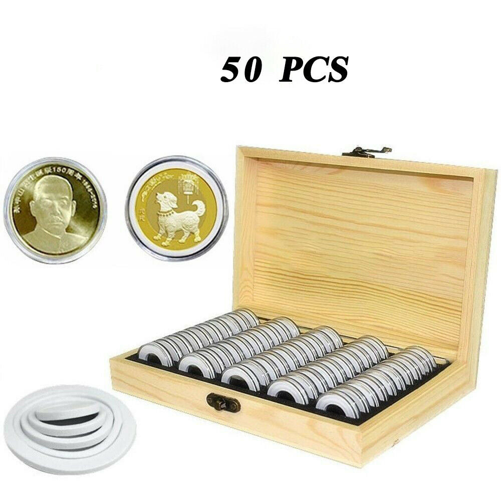 Adjustable Case Collection Antioxidant Commemorative Coin Capsules Storage Box