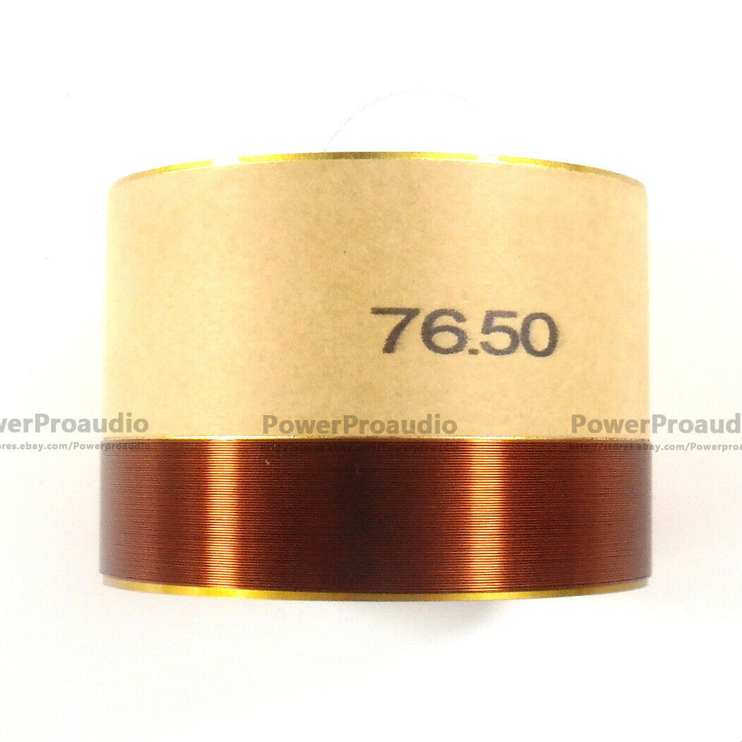76.5MM Bass Voice Coil Woofer white Aluminum High Power For 15 inch Woofer