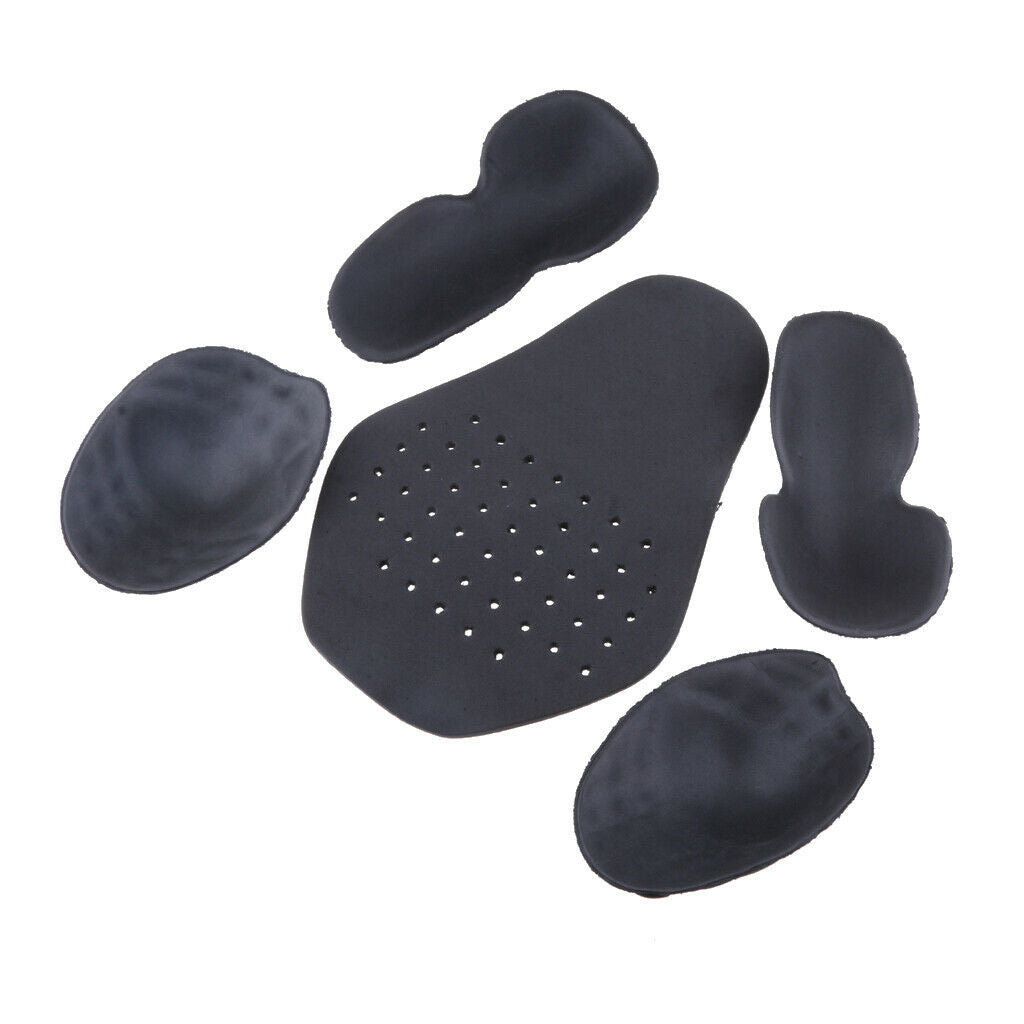 5X 5pcs Motorcycle Biker Jacket Back Elbow Shoulder Armour Insert Protector Set