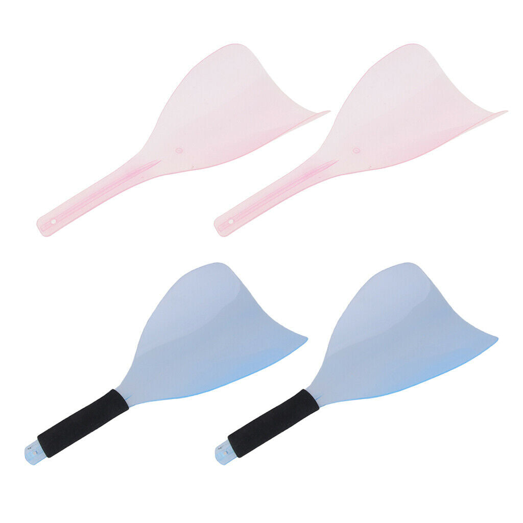 4x Salon Styling Hairspray Masks Cosmetic Eyes Guard Shields Cover Pink/Blue
