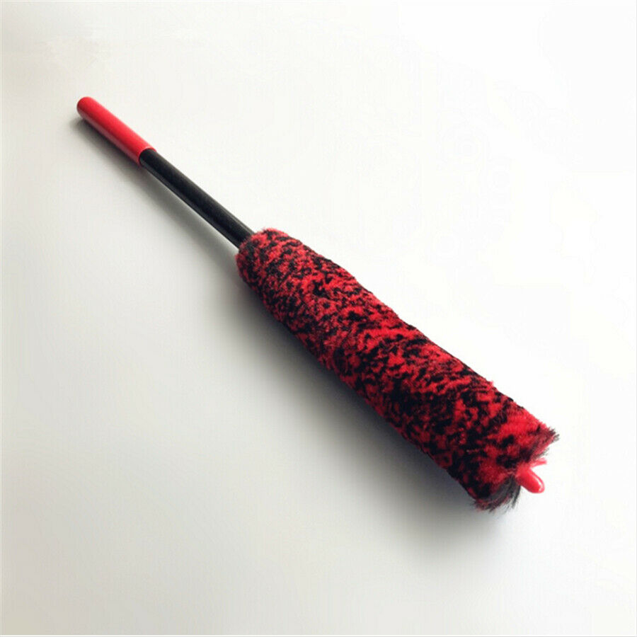48CM Improved Version Strengthening Long Handle Premium Wool Wheel Brush