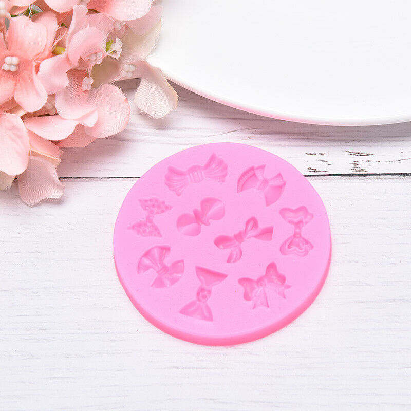 Bow Tie Chocolate Clay Candy Molds Fondant Cake Decorating Tools With Rib.l8