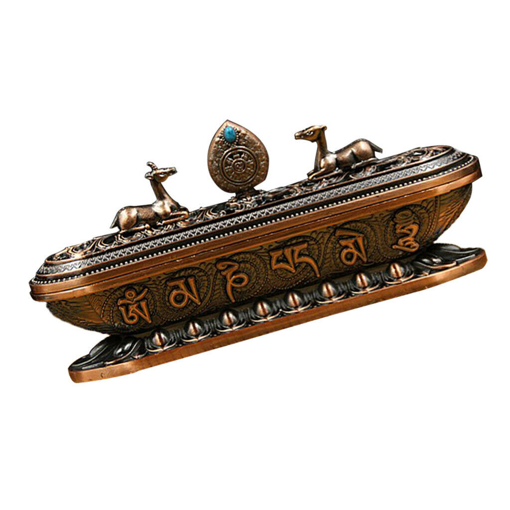 Tibet Tibetan Alloy Incense Censer Burner Metal Crafts Decoration  Copper