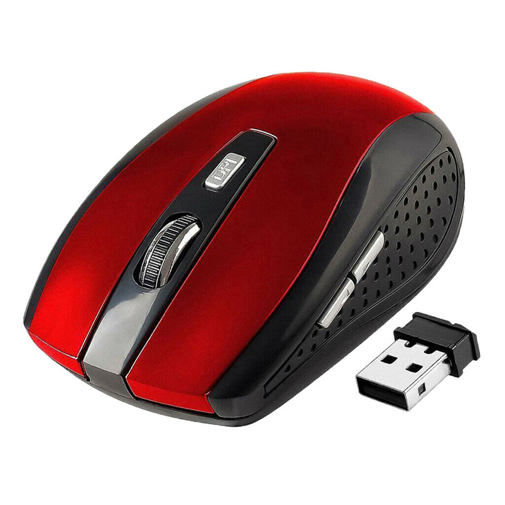 2.4g wireless mouse mini cordless optical mice 6 buttons 1800 dpi for PC