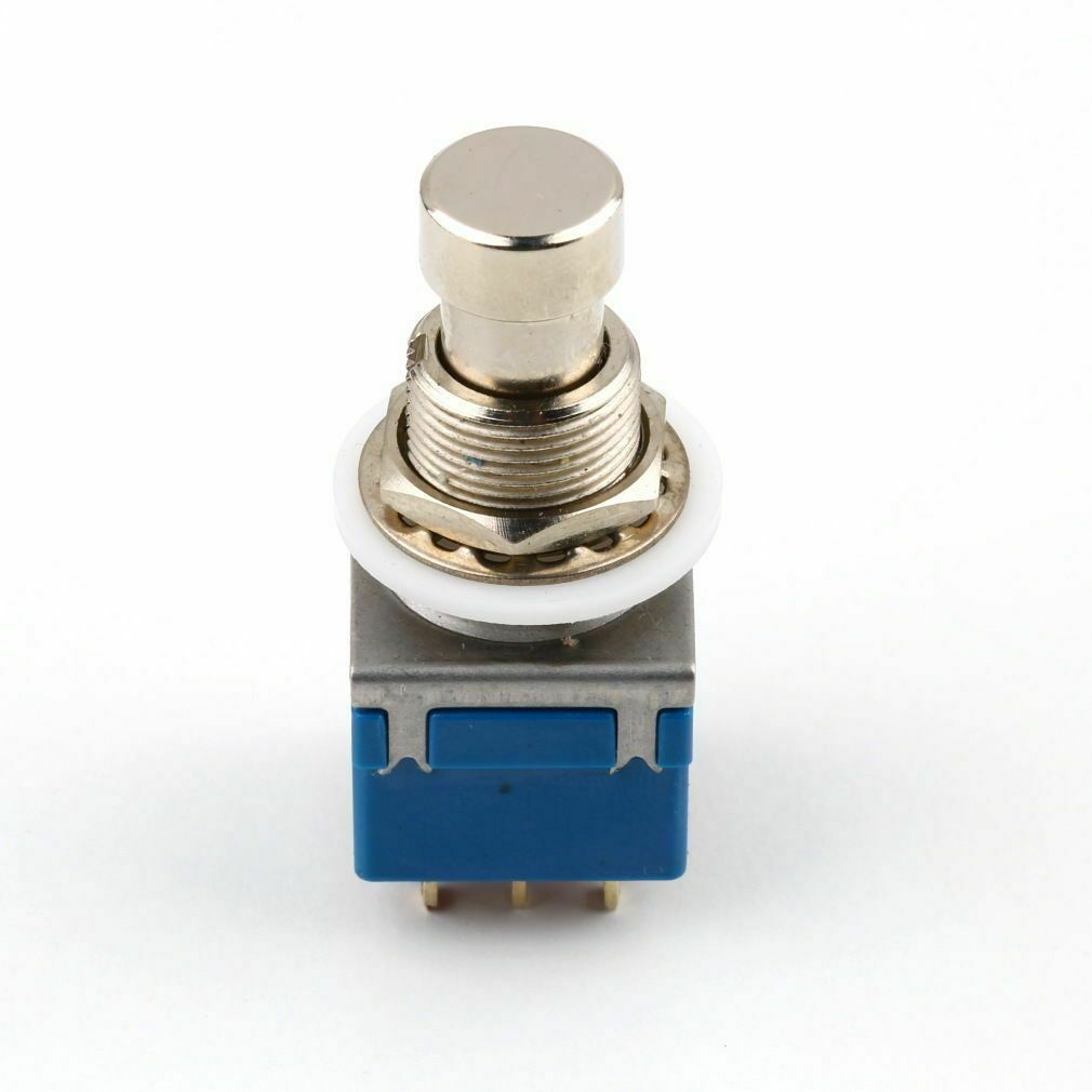 10pcs 9-pin Electric Bass Guitar Effects Stomp Switch Footswitch Blue