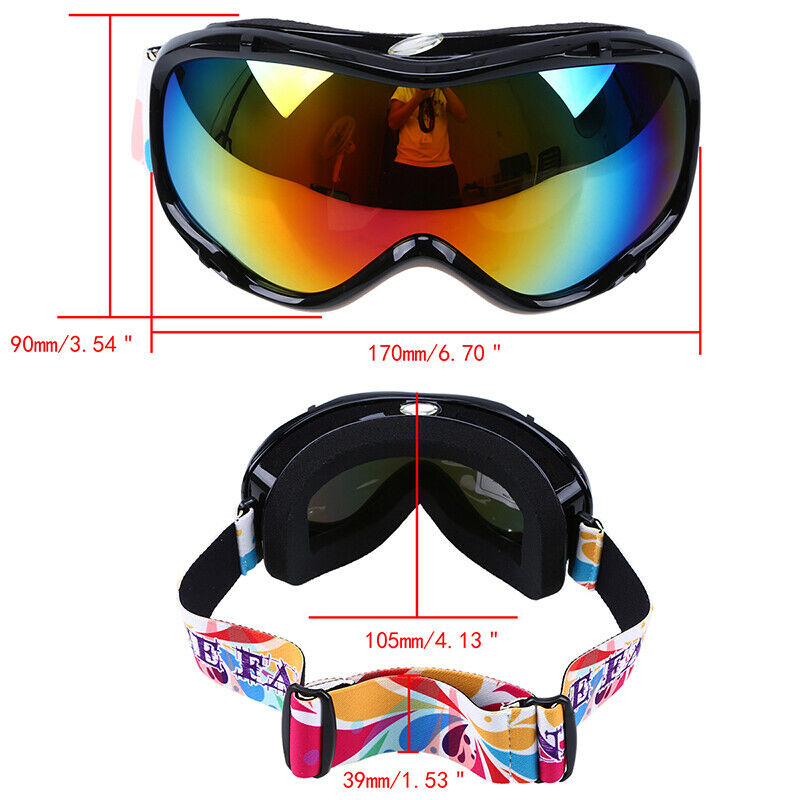 Tinted Goggles UV Protection Helmet Glasses For ATV Motorcycle Motocross Scooter