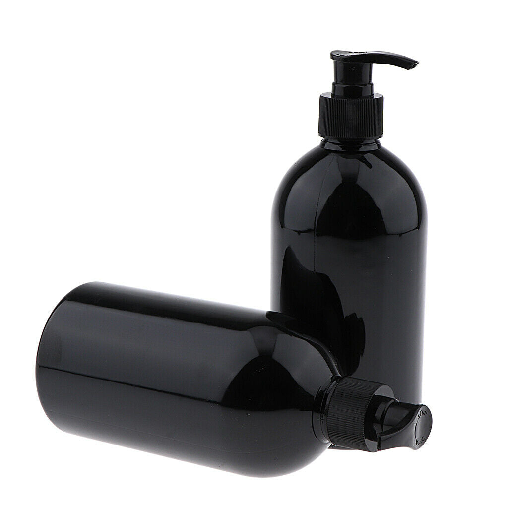 10 Pieces Empty Shampoo Pump Bottles Refillable Lotion Body Wash Dispenser 500ml
