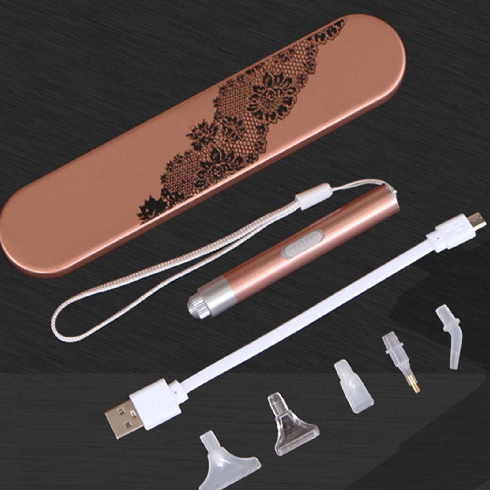 5D Diamond Painting Lighting Point Drill Pen Set + USB Cable Rechargeable Tool