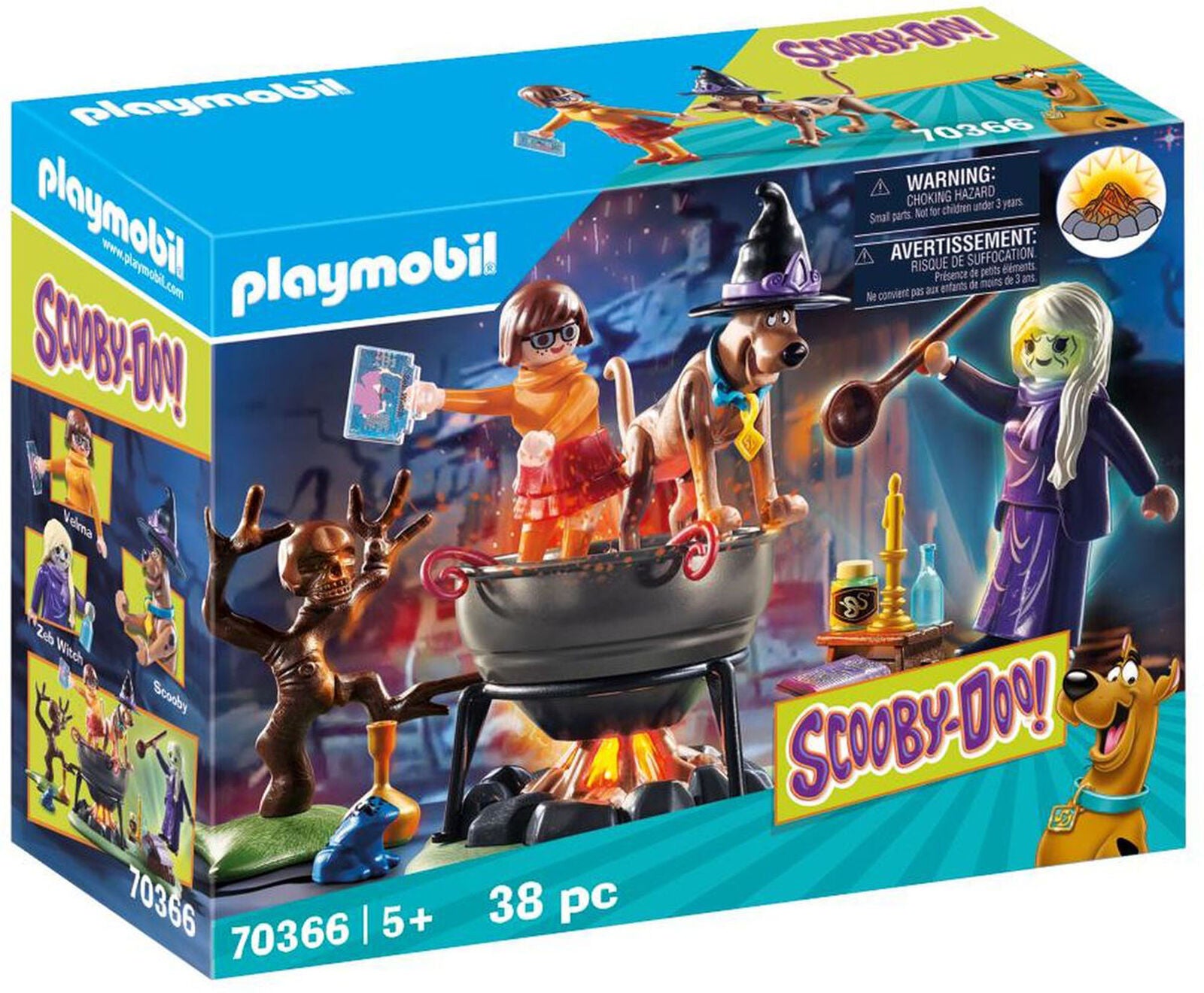 70366 Playmobil Scooby Doo! Adventure in the Witch's Cauldron Suitable for ages