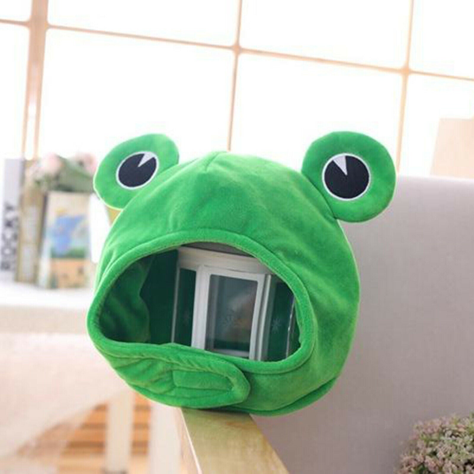 Funny Warm Plush Frog Earflap Hat Cute Dress up Costume Headgear Photo Props