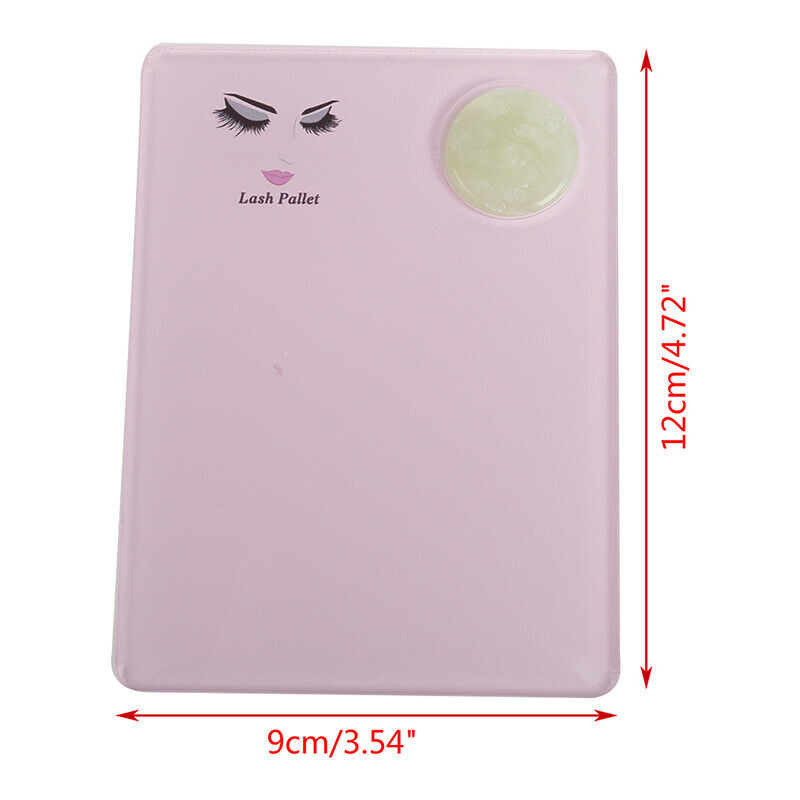 Acrylic Eyelash Extension Eye Lash Pallet Jade Stone Organizer Pad Tray GasNWDF