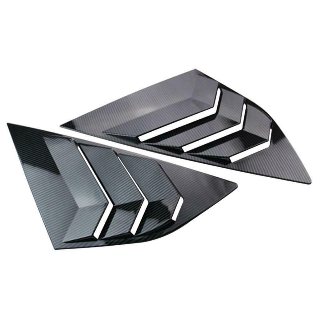 2x Left&Right Car Window Side Louvers Vent For Ford Focus ST RS Hatchback