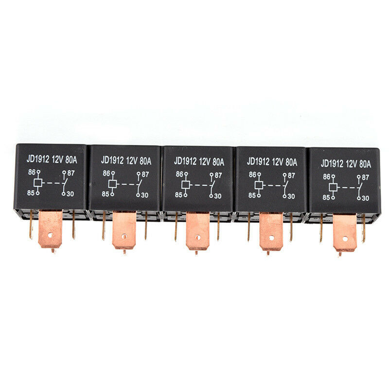 Waterproof Heavy Duty Relay 4Pin DC 24V 12V 80A JD1912 Automotive Car Rela.l8