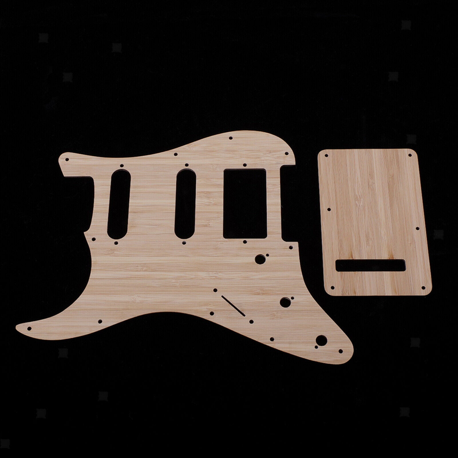 Bamboo Pickguard Scratch Plate & BacK Plate fits ST Acoustic Guitar Parts
