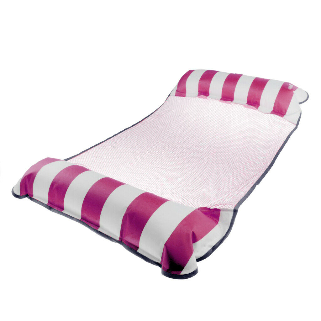 Water Hammock Floating Chair for Swimming Beach Family Pool Party Pink