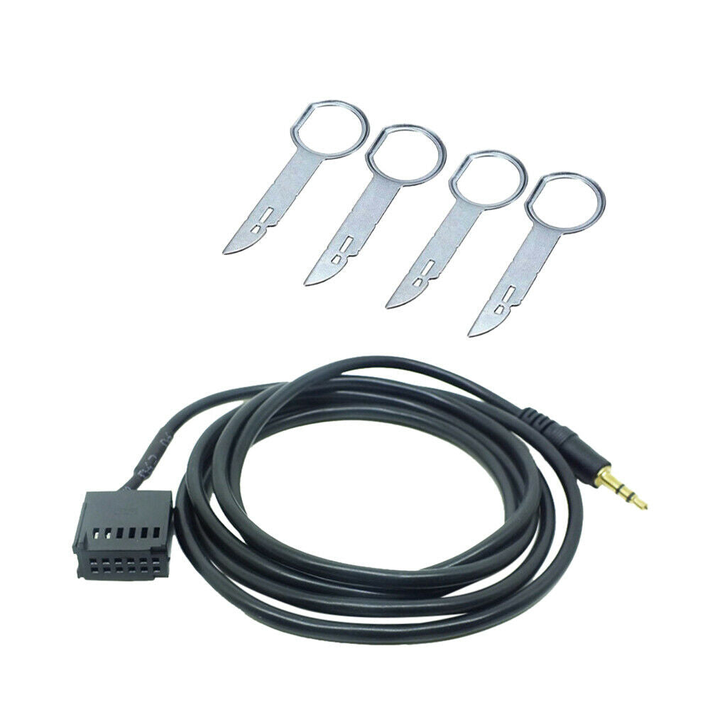 3.5mm Male Audio Cable Phone Tablet PC Sound Input For Ford   Fiesta 150cm