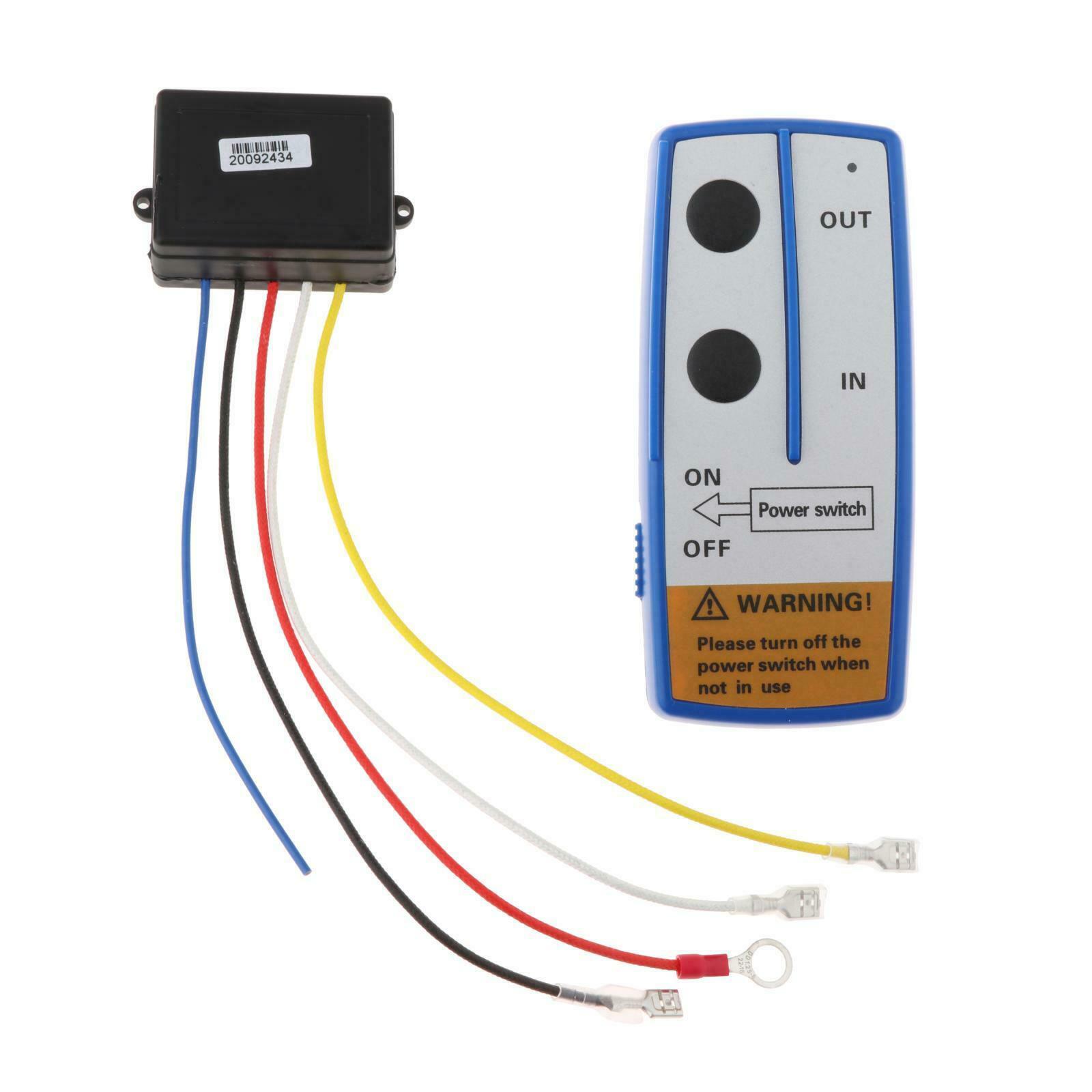 New Wireless Winch Remote Control Switch Kit For ATV Truck Easy To Use
