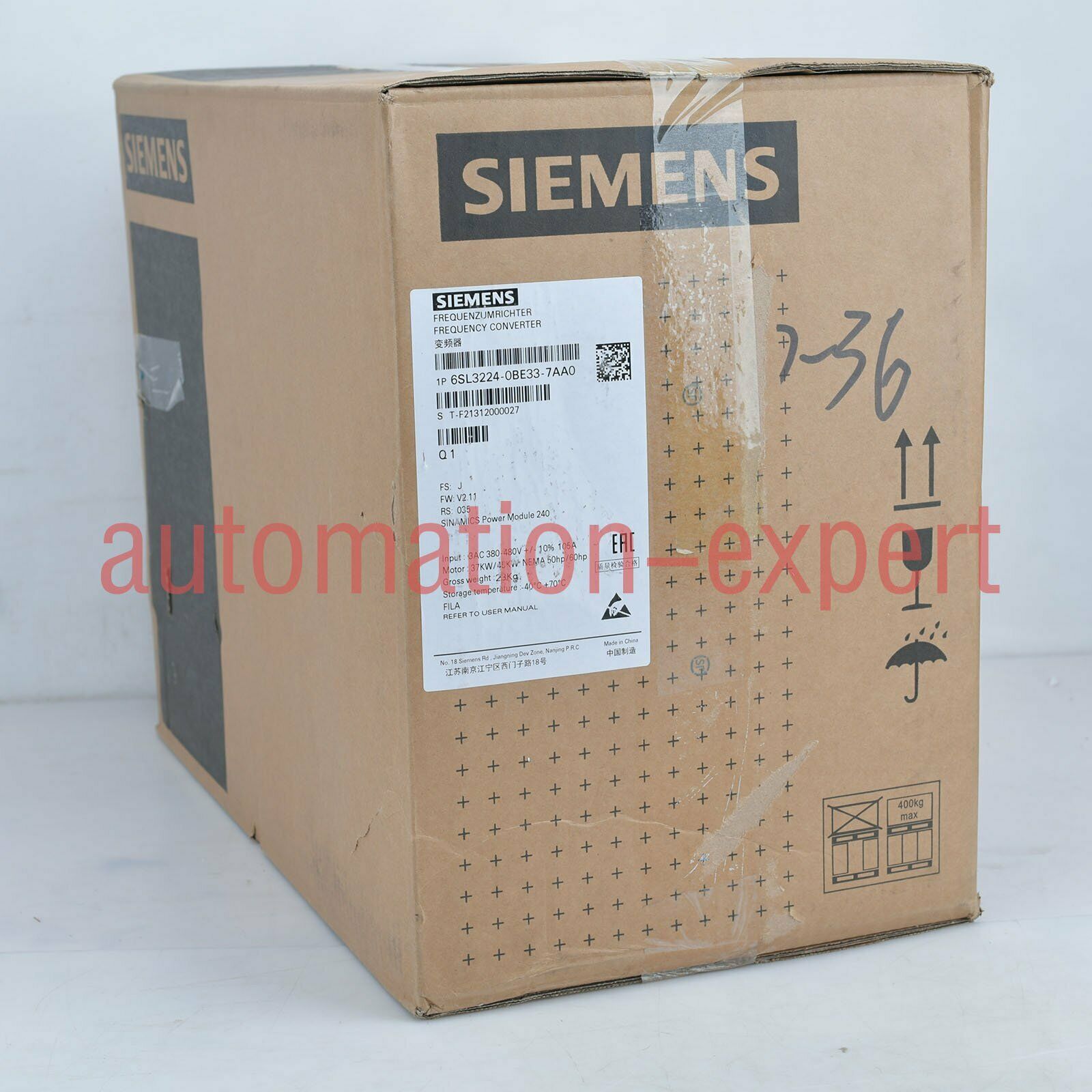 New Inverter 6SL3224-0BE33-7AA0 6SL3 224-0BE33-7AA0 1 year warranty SM9T