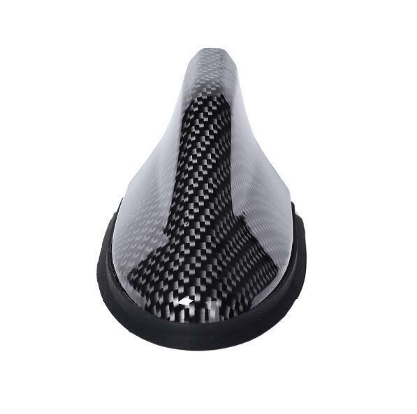 Auto Car Roof Antenna Shark Fin Aerials AM/FM Signal Radio Aerial Carbon Fiber