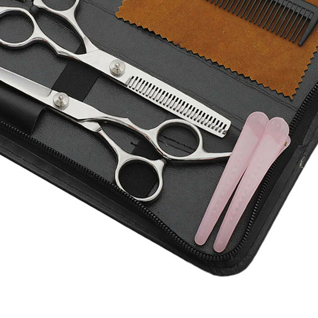 Hair Cutting Scissors Hair Hairdressing Thinning Shears Comb Barber Haircut Set
