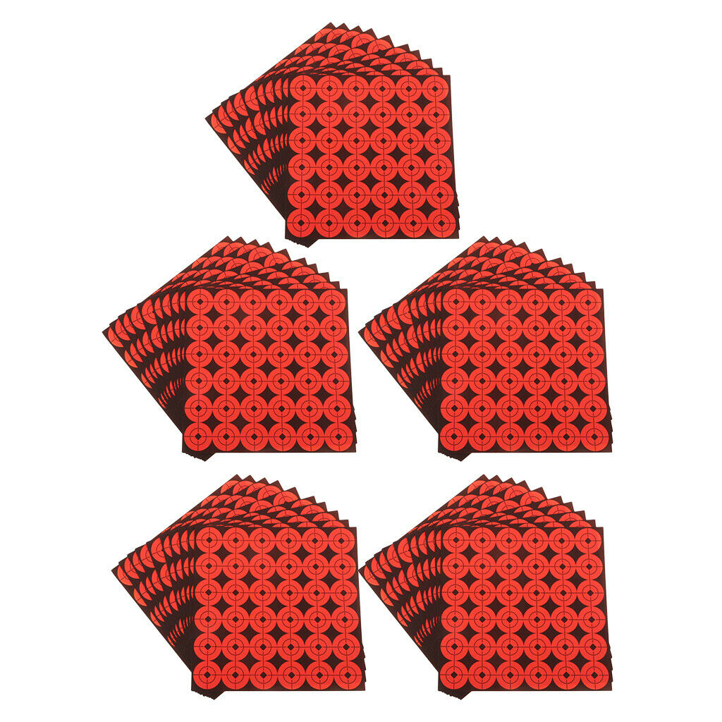 1800pcs Bulk Shooting Paper Targets Reactive Splatter Stickers Hunting