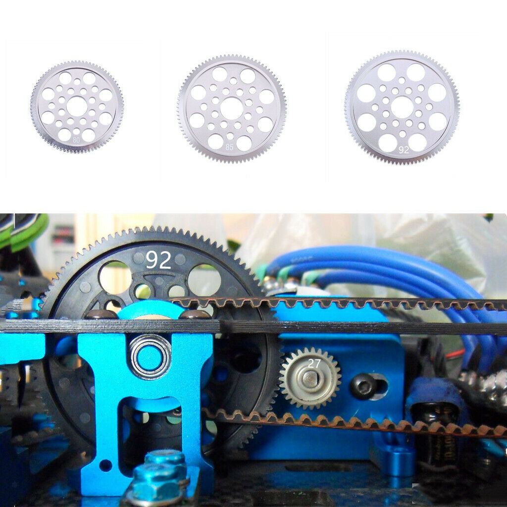 Pinion Gear Gear Metal RC Parts Toys 80T For Sakura 1:10 RC  Car-CS