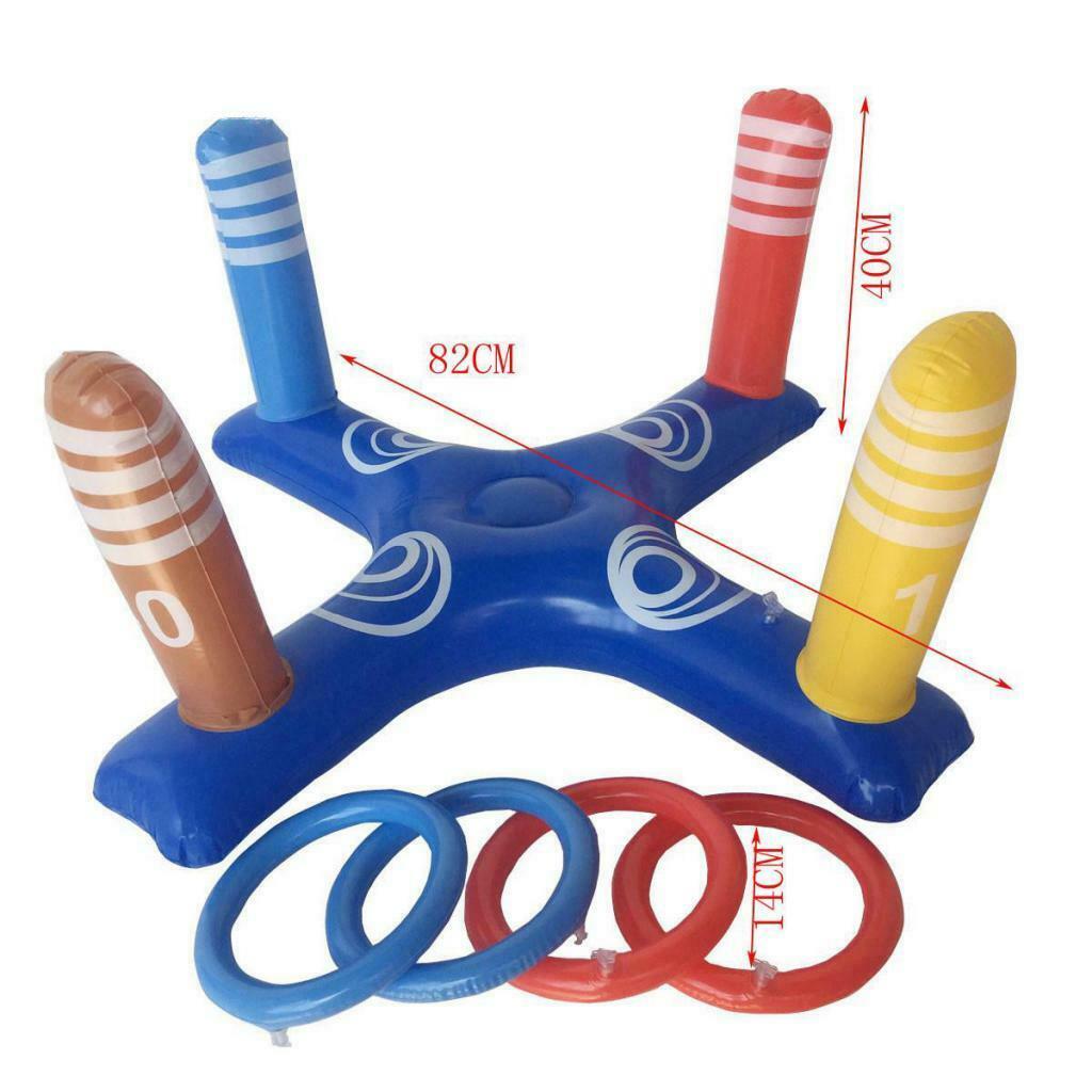 Outdoor Yard Games Ring Toss Toys Pool Game Children Family Boys Girl Gift