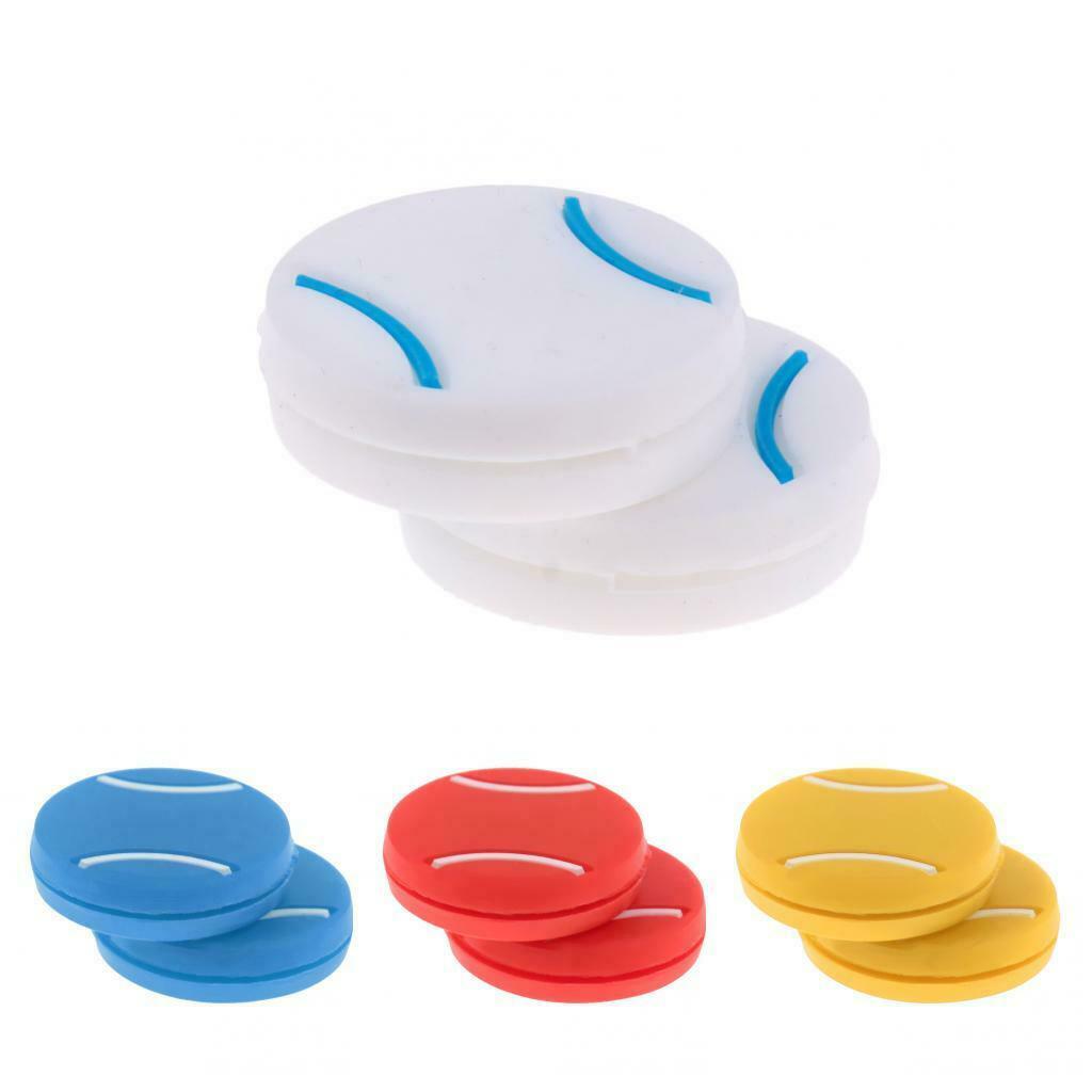 8pcs 25mm Shock Vibration Dampener Absorber Damper for Tennis Squash Racquet